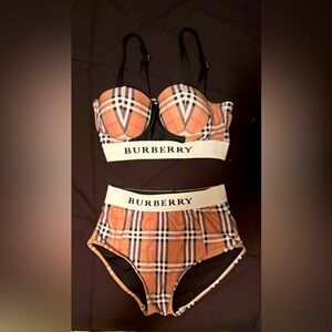Womens Burberry Bikini set